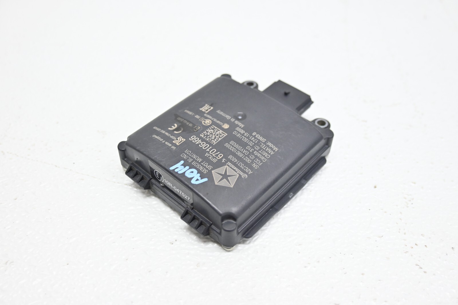 ⭐ 17-21 Maserati Ghibli Levante Rear Blind Spot Monitor Control Module Unit Oem