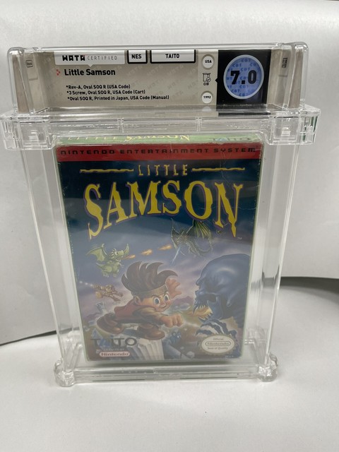 Little Samson (Nintendo Entertainment System, 1992) Complete CIB WATA GRADED 7.0