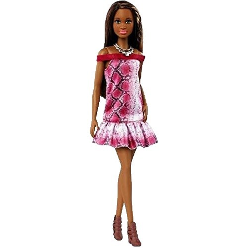 Mattel Barbie Fashionista Deluxe Pink Hair Bambola per Bambini da 4+ anni
