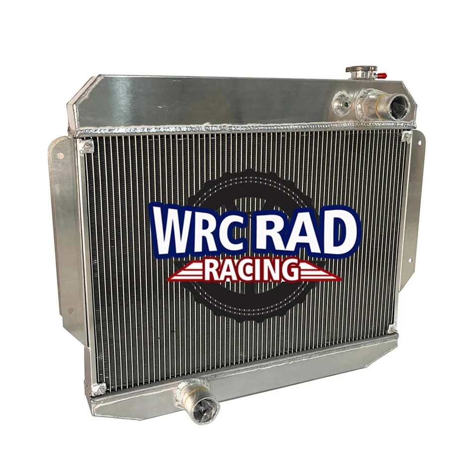 Radiador de refrigeración de aluminio para Lincoln Premiere V8 1958-1960 1959 4-BBL A 2 filas Foto 2 de 4