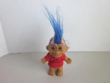 Russ Punk Troll Doll with Rainbow Mohawk Hair