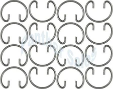 Set 16 Sealed Power Speed Pro LR63 Piston Lock Ring Clips SBC Chevy .927" Pin