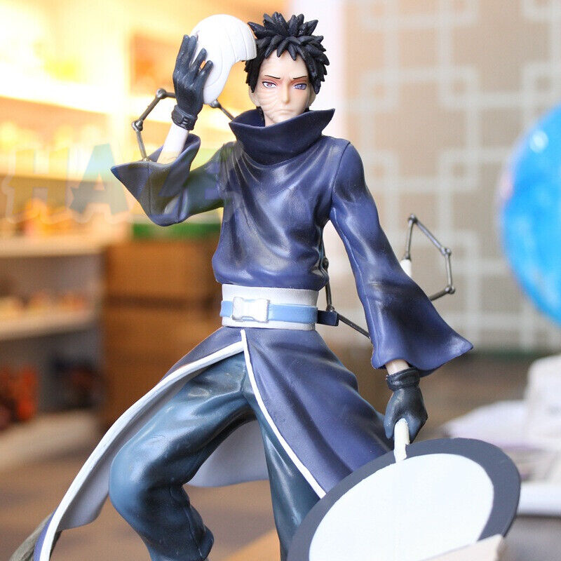 PVC de corpo inteiro em pé Action Figure, Anime Naruto, Akatsuki Uchiha,  Obito, Forma Batalha, Toy Modelo, Birthday Gift, 3 cabeças