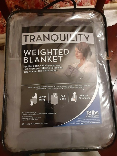 Tranquility 18-Pound Weighted Throw Blanket In Gray | eBay