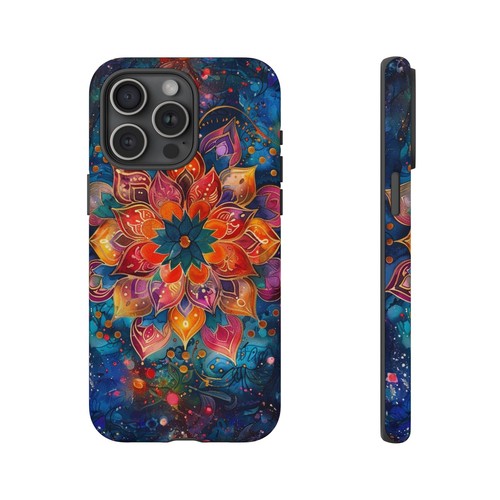 Mandala Flower Watercolor Phone Case for iPhone, Samsung Galaxy, Pixel - 第 37/256 張圖片