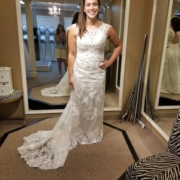 Vestido de noiva tamanho 4/6 - Imagem 4 de 4