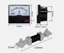 1PCS New DH-670 Analog DC Ammeter Amp Current Meter DC 0-150A  Shunt 150A/75MV-
