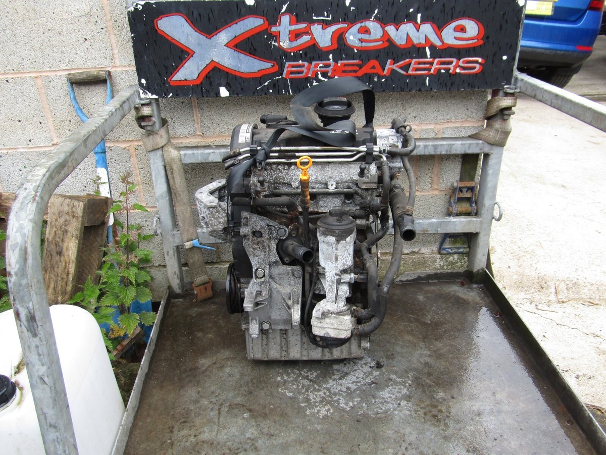 VOLKSWAGEN POLO 9N3 2005-2009 TDI ENGINE DIESEL BARE (BNV