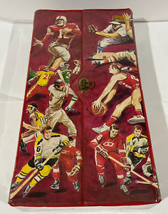 Topps Sports Card Locker 1970's Vintage Card Case 15" Red 092424WT