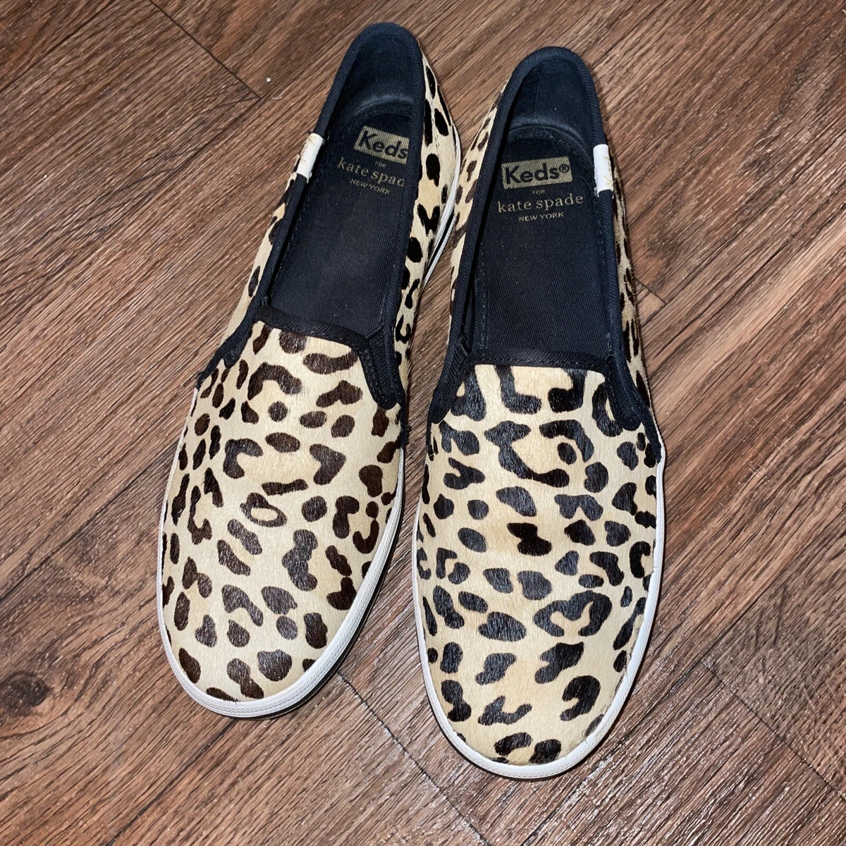 Keds x kate spade new cheap york triple decker leopard sneakers