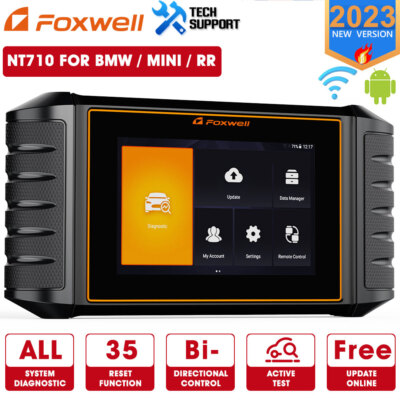 FOXWELL NT710 Bi-Directional OBD2 kfz Diagnosegerät Auto Scanner All System SRS