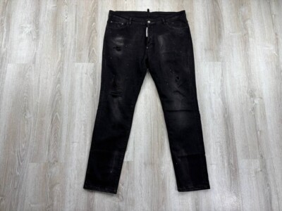 Mens jeans Dsquared2 Size 56 Color Black