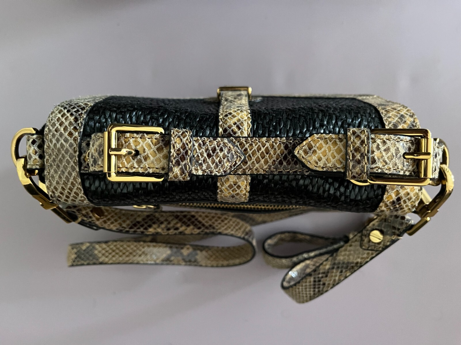 Tory Burch Python Rattan Small - image 3