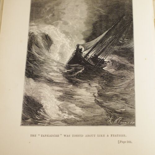 * Rare * Jules Verne Around The World in Eighty Days 4th Edition 1875 - Foto 19 di 24