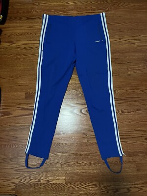 Adidas 70s Vintage Rare Blue/White Striped pants tracksuit