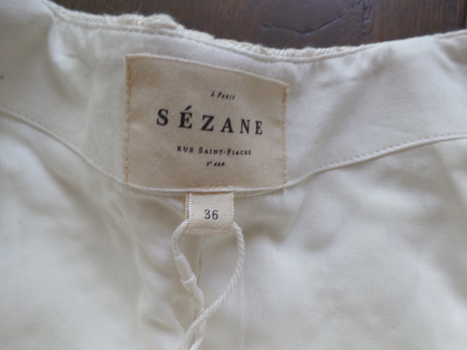 NWT Latest Veste Will sz S & ELISOU Shorts sz 4 Embroidered white, retail $499! image 10