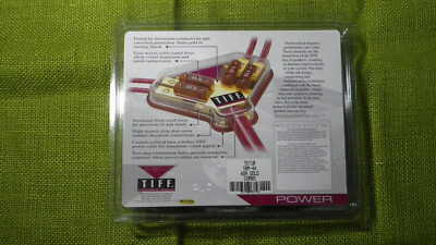 Tiff 75710 Gold Car Audio Fusable Power Distribution Block 4 ga.