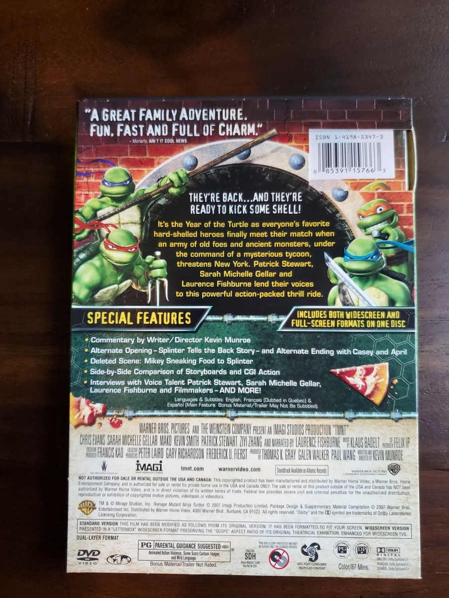TMNT 2007 HIT CGI Movie DVD Movie | eBay