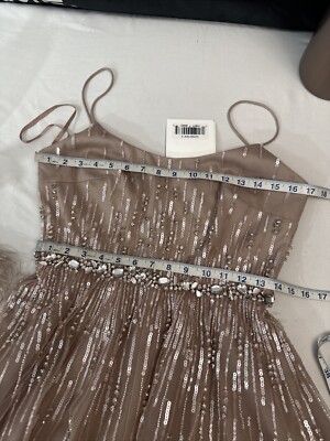 送料関税込■Mac Duggal■ペプラム■ジャンプスーツ■ NWT MAC DUGGAL [ 6 ] 42098 Embellished A Line Dress w