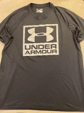Mens Under Armour Big Logo Loose Shirt Medium