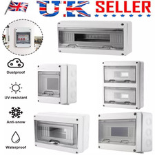Electrical 5/8/12 Way Consumer Unit Distribution Protection Box IP65 Enclosure
