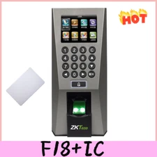 ZKTeco F18 TCP/IP + IC Biometric Fingerprint Time Attendance Door Access Control