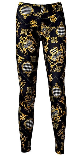 Black \u0026 Gold Baroque Animal Harlequin 