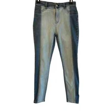 Pacsun Womens Size 26 Patchwork High Rise Ankle Jegging Denim Jeans