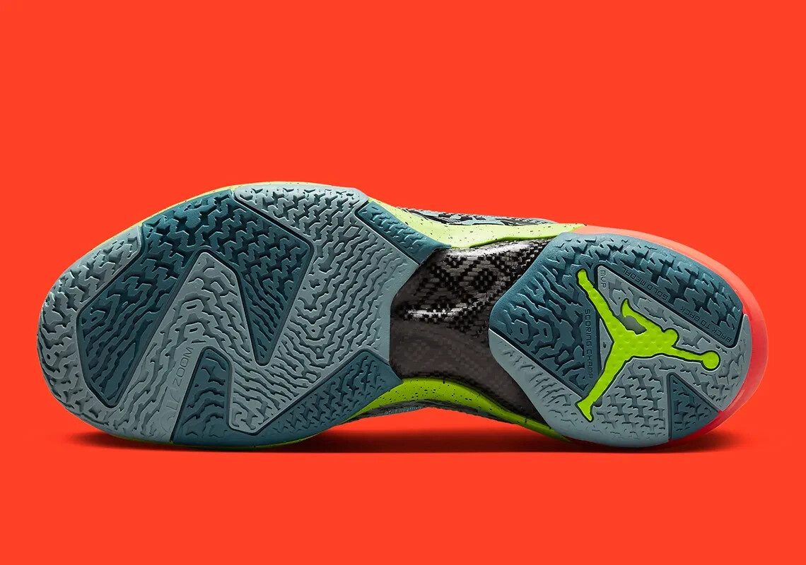 Air Jordan 37 US 13 M 14.5 W Blue/Black Graffiti Satou Rare Nike  DV3142 367 NIB thumbnail 22