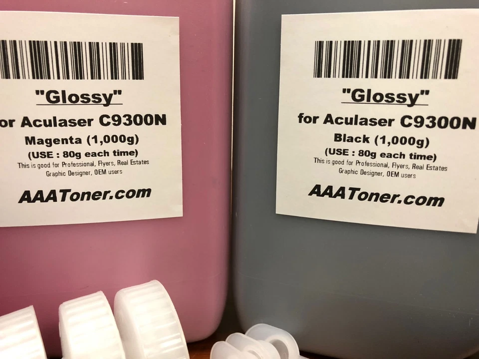 (4.000 g) Recarga de tóner brillante a granel para Epson Aculaser C9300, C9300N Foto 3 de 4