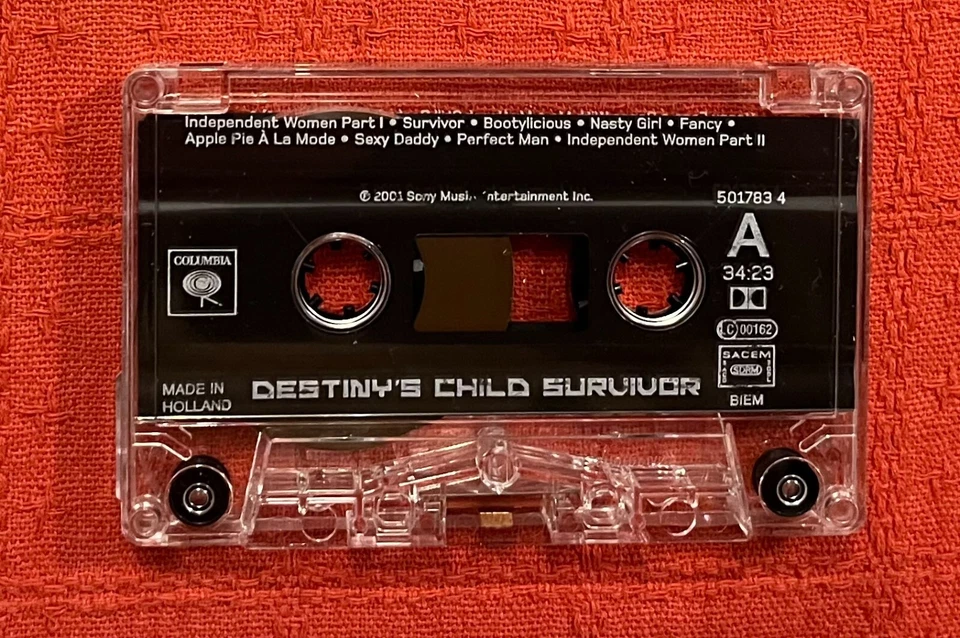DESTINY'S CHILD - CASSETTE TAPE WITH STICKERS - SURVIVOR - Image 3 of 4