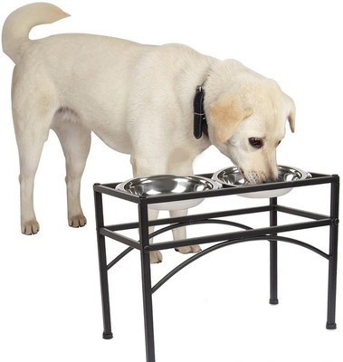 Funkeen Porte Gamelles Surelevee En Inox Pour Petit Grand Chien Choit Chat L Ebay