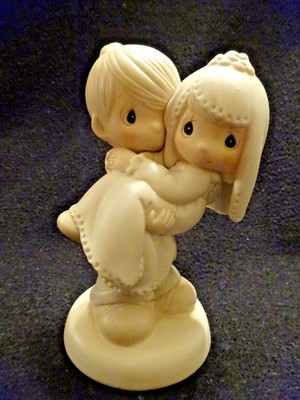 19 Precious Moments Bless You Two E 9255 Wedding Couple Figurine Cake Topper Ebay