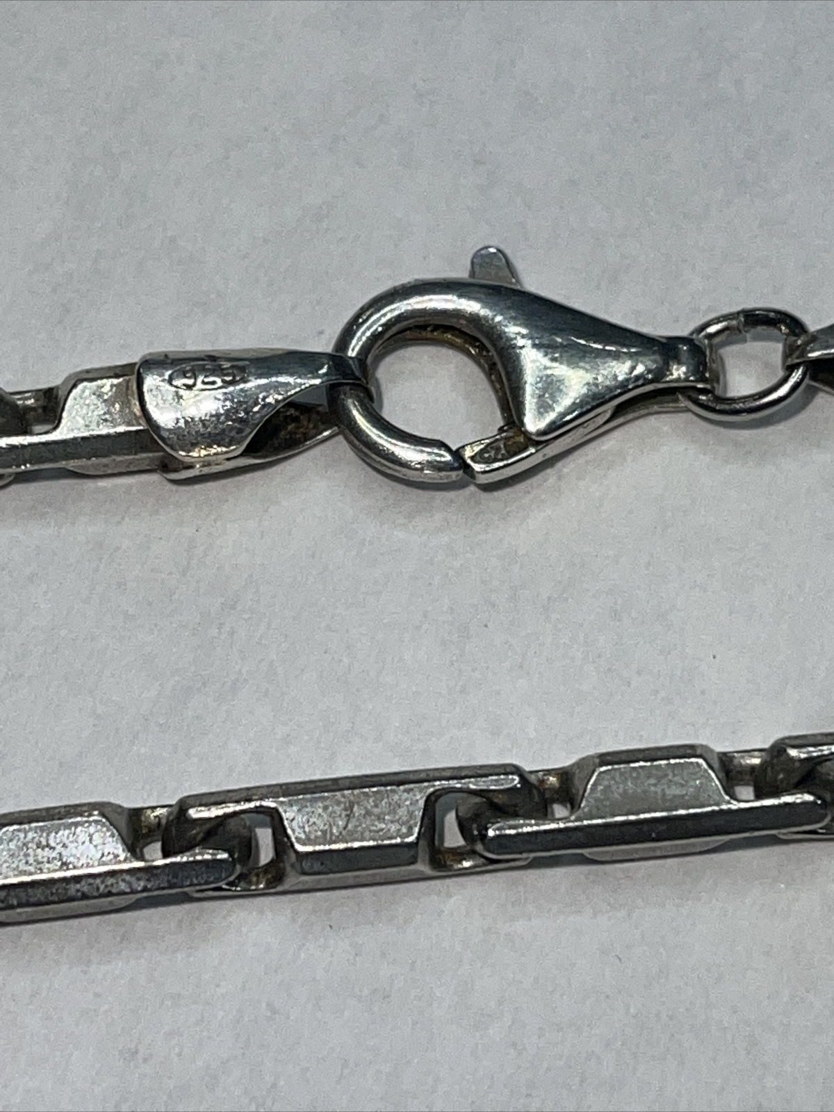 Solid Sterling Silver Men’s 925 Custom Link Chain… - image 4