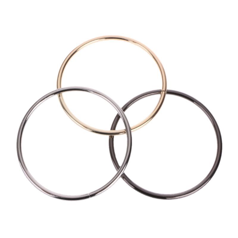 1PC Round Metal Replacement Top Handbags Handle Crossbody Bag Part Accessories