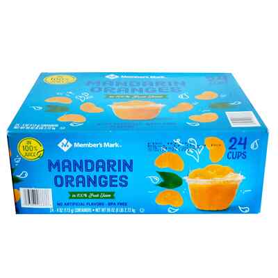 Member's Mark Mandarin Oranges (4 oz., 24 ct.) Great Price | eBay