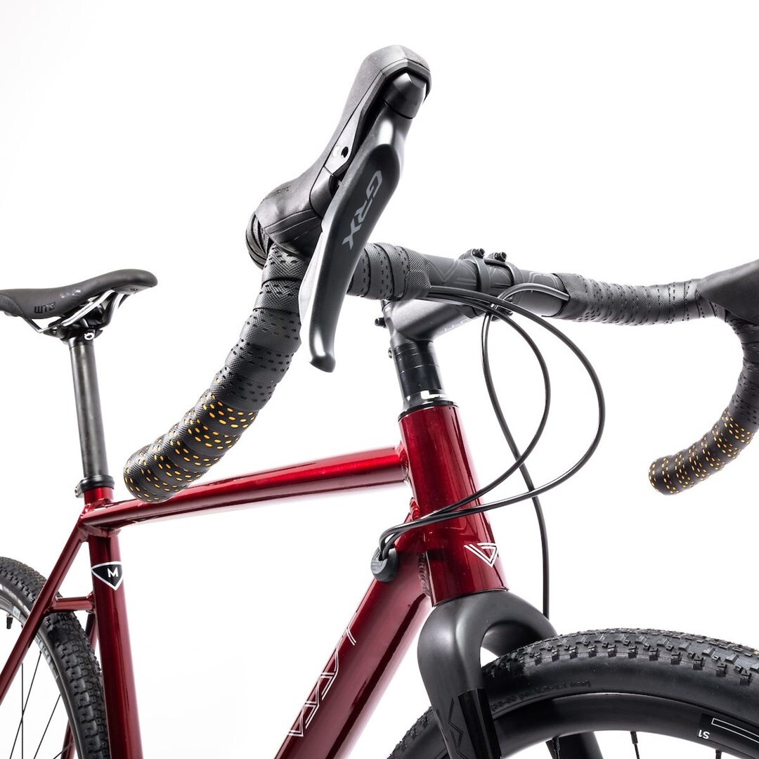 810031650040 Vaast Гравий 700C Apex GRX 56 см L Глянцевый Ягодно-красный Fahrrad VAAST