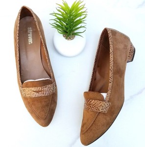 flat snake print shoes