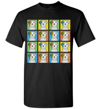 Parson Russell Terrier Cartoon Pop T-Shirt Tee, Men Women Youth Tank Short Long