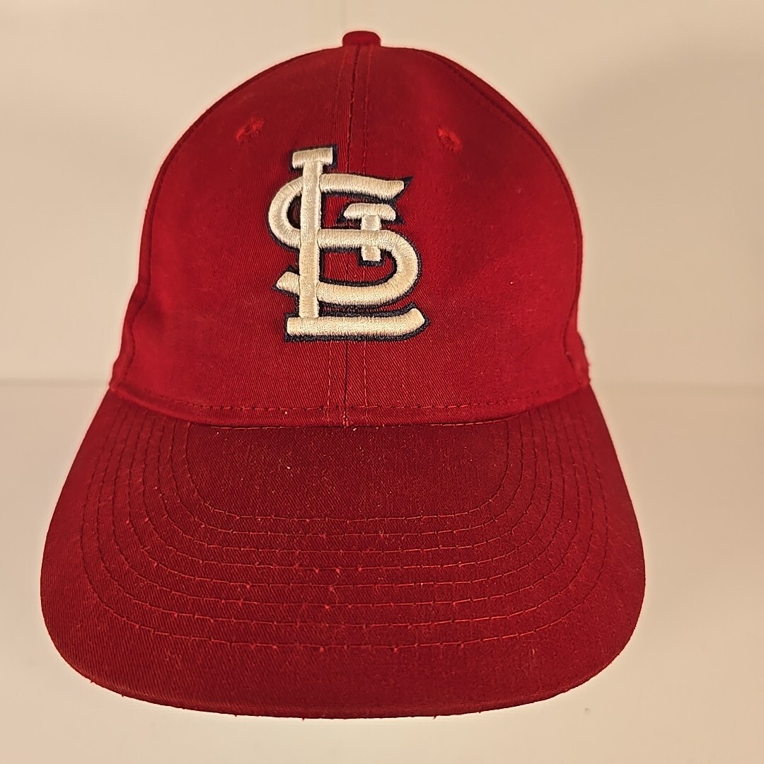 Mens Red Team MLB Oc Sports Strapback Baseball Ajustable Cap