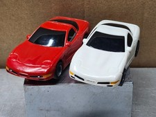 TYCO 440 X2 WIDE CORVETTES 2 RED  WHITE HO SLOT CARS