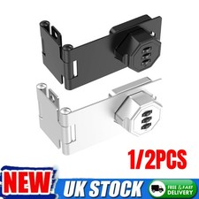 1/2X 90 Degree Password Hasp Cabinet Door Combination Lock Barn Door Lock Latch