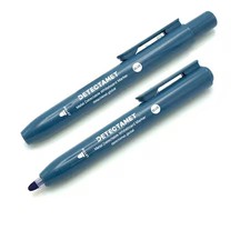 Detectamet 145-A05-P01-A07 Detectable Dry Erase Marker Set, Round Barrel, Pk10