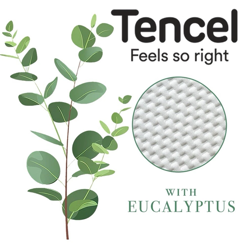 Protector de colchón de refrigeración - King - Protect-A-Bed - Impermeable - Eucalipto ❄️ Foto 4 de 4