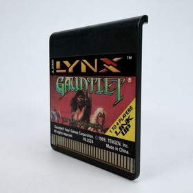 Gauntlet 1989 Atari Lynx Game Only OEM Excellent Condition Vintage Video Game