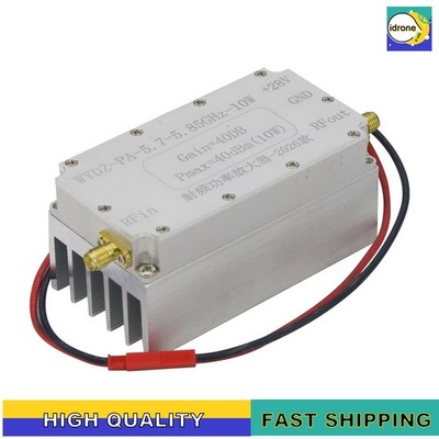 5.7-5.85GHz 10W RF Power Amplifier Module 40dB Amplifier SMA Female Connector