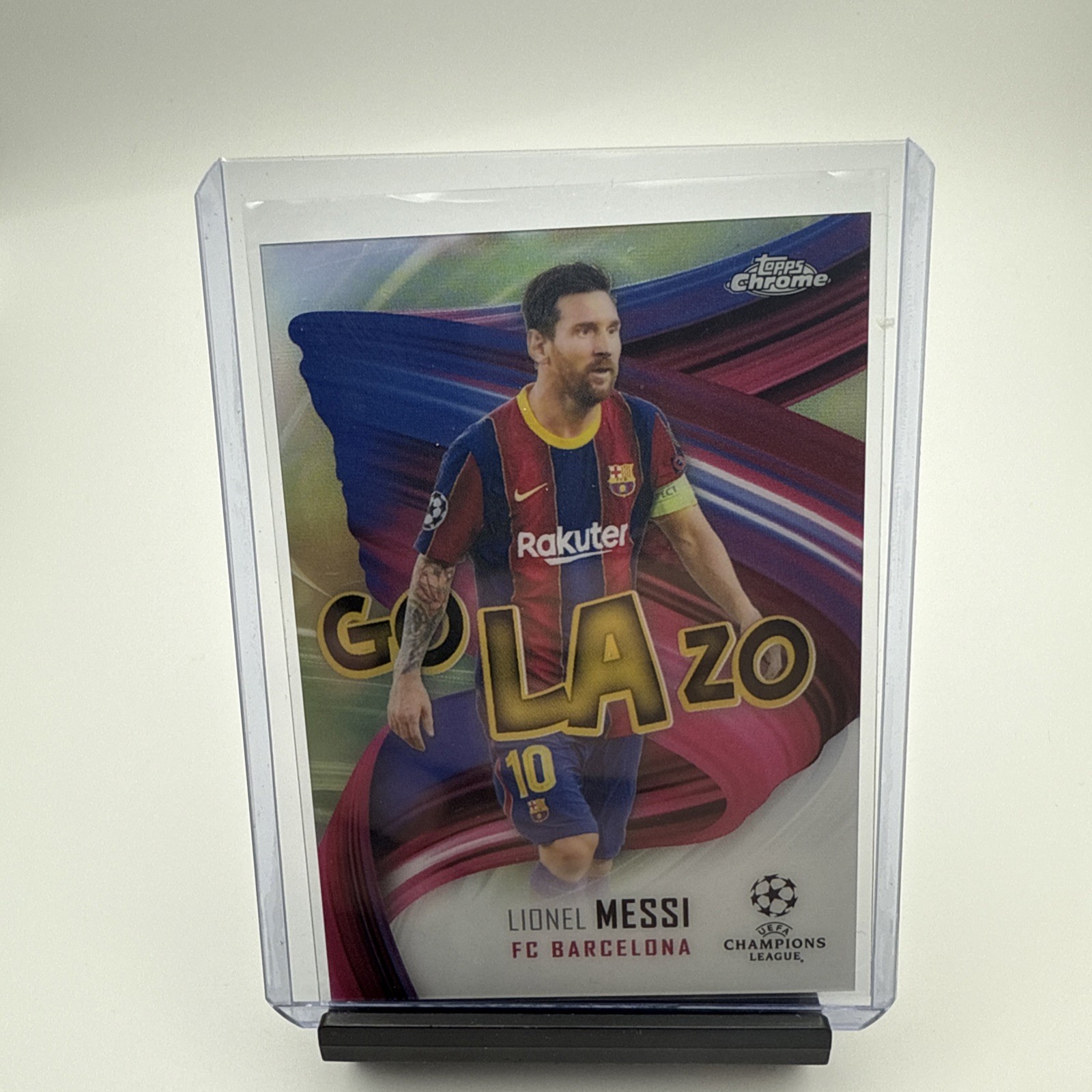 2020-21 Topps Chrome UCL - Golazo Lionel Messi #GOL-LM