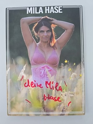 MILA HASE AUTOGRAMM SIGNIERT AUTOGRAPH SIGNED Autogrammkarte Erotik MODEL