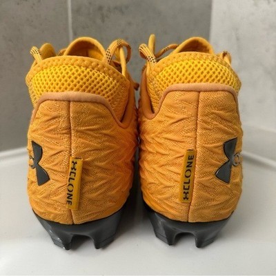 Under Armour Golden Yellow and Black Cleats Size 12 Men | eBay display picture 2