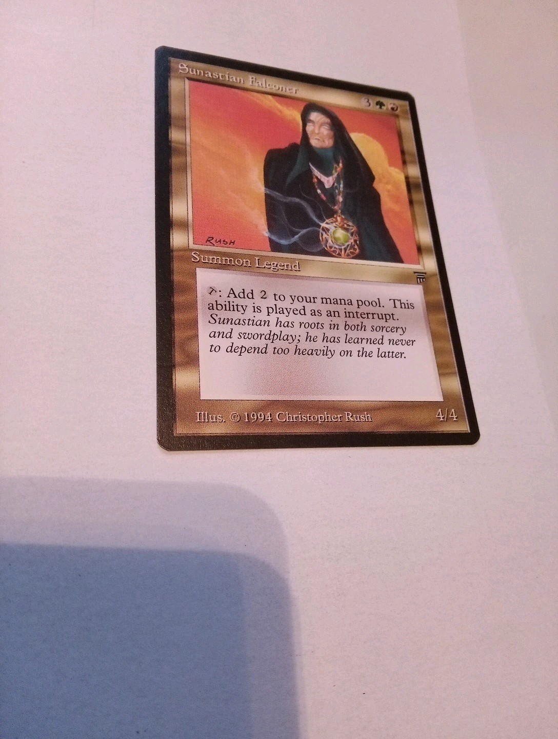 Magic the Gathering - Legends  Sunastian Falconer Uncommon 1994 MTG